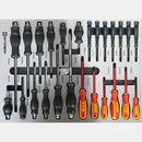 Carrello Portautensili con serratura 420-pezzi 7 Cassetti