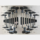 Carrello Portautensili con serratura 420-pezzi 7 Cassetti