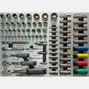 Carrello Portautensili con serratura 420-pezzi 7 Cassetti