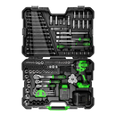 Valigetta Professionale 153 Pezzi con Avvitatore Brushless 800 Nm