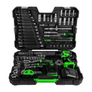Valigetta Professionale 153 Pezzi con Avvitatore Brushless 800 Nm