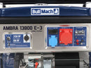 BullMach AMBRA 13800 E-3 - Generatore di corrente carrellato a benzina con AVR 10 kW - Continua 9 kW Trifase