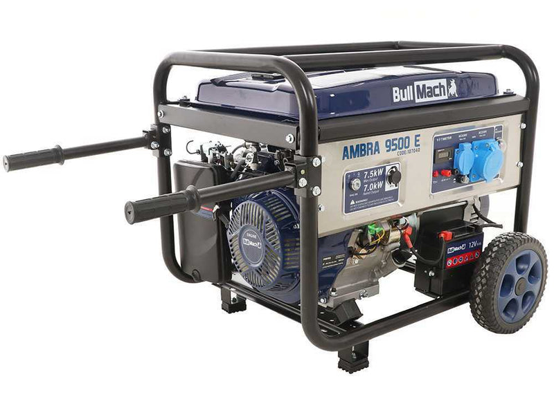 BullMach AMBRA 9500E - Generatore di Corrente Diesel 7.5 kW Carrellato