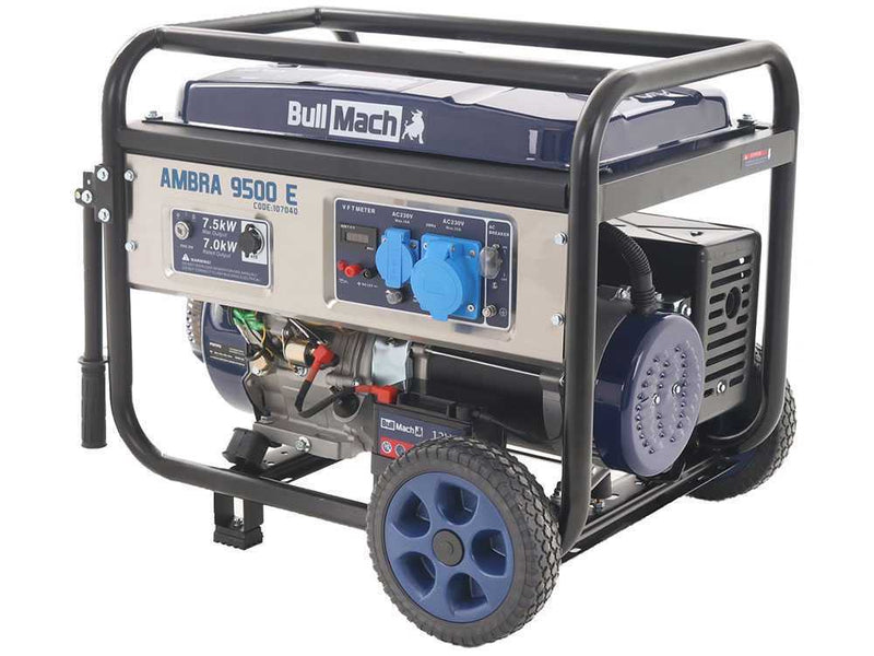 BullMach AMBRA 9500E - Generatore di Corrente Diesel 7.5 kW Carrellato